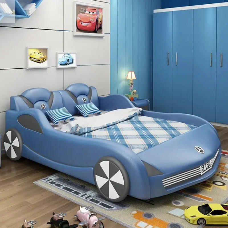Kids Luxury Car Bed - Stylish Children's Bed with Integrated Storage