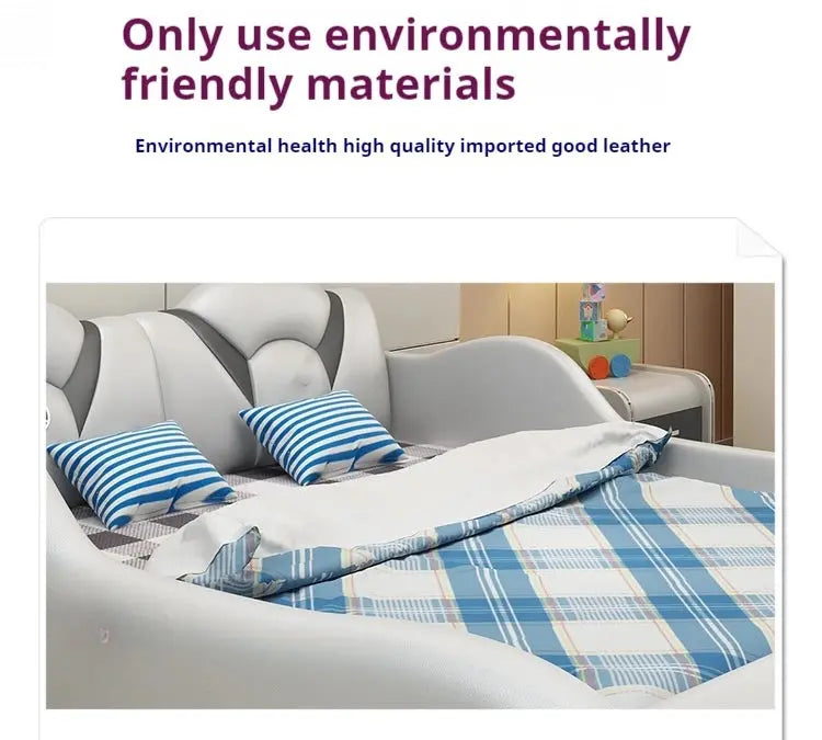 Kids Luxury Car Bed - Stylish Children's Bed with Integrated Storage