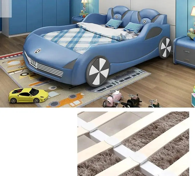 Kids Luxury Car Bed - Stylish Children's Bed with Integrated Storage