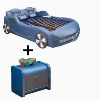 Kids Luxury Car Bed - Stylish Children's Bed with Integrated Storage